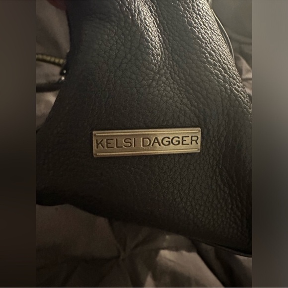 Kelsi Dagger Stellan Black Leather Crossbody Bag - Picture 4 of 7